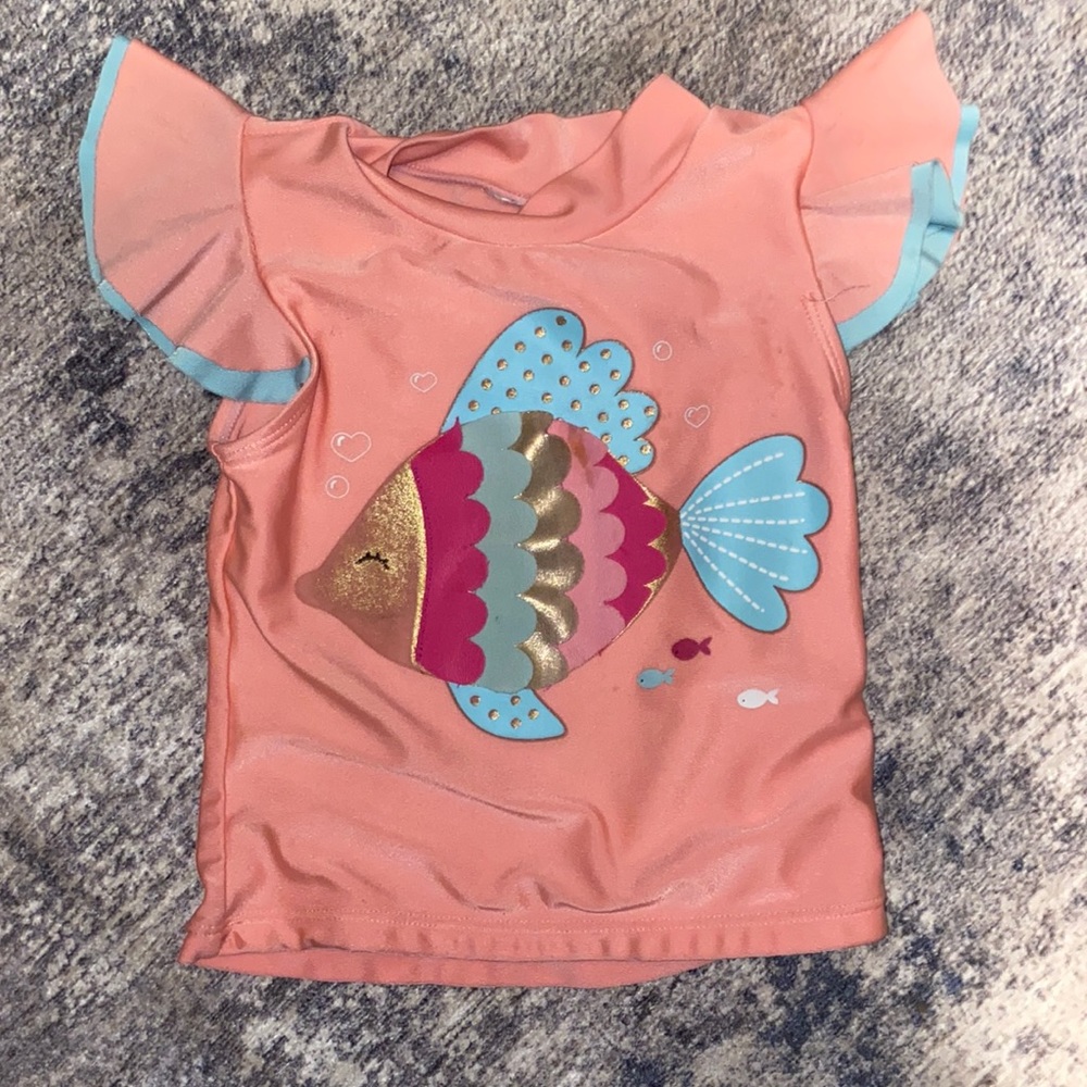 Girls swim top